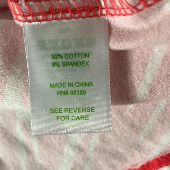 Lilly Pulitzer Tapango Pink & White Shimmy Shell Low Back Knit Sheath Dress - M - Picture 11 of 13